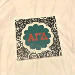 Alpha Gamma Delta 12x12 canvas